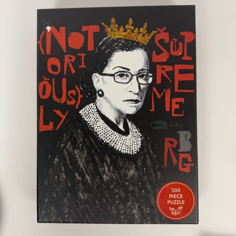 Ruth Bader Ginsburg 500 Piece Puzzle By Patty Rybolt